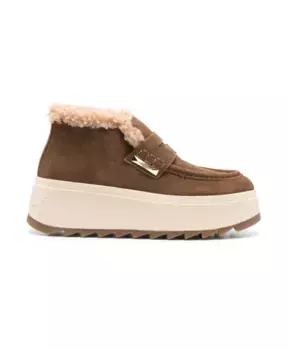 Зимние ботинки на плоской подошве. Ash, коричневый