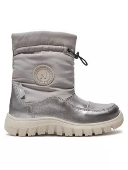 Зимние ботинки Naturino, серый