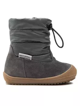 Зимние ботинки Naturino, серый