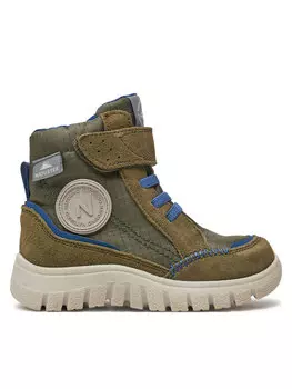 Зимние ботинки Naturino, зеленый