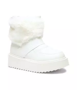 Зимние ботинки платформа60 Love Moschino, белый