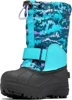 Зимние ботинки Powderbug Forty Print Columbia, цвет Geyser/Paisley Purple