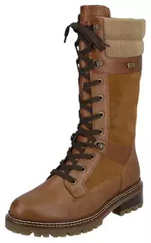 Зимние ботинки Remonte с водоотталкивающей мембраной TEX, коричневый