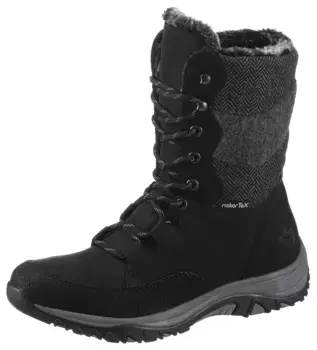 Зимние ботинки Rieker на уютной теплой подкладке, цвет Schwarz-Kombiniert