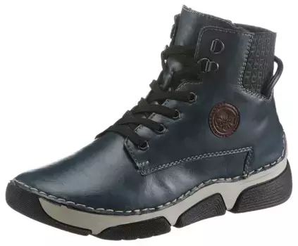 Зимние ботинки Rieker с эластичным голенищем, цвет Petrol