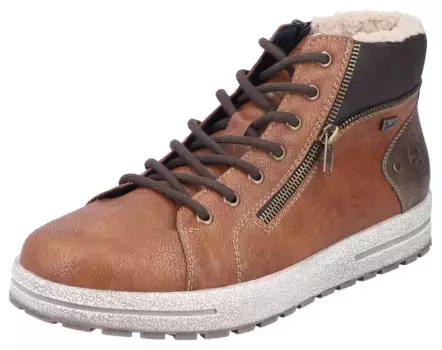 Зимние ботинки Rieker с водоотталкивающей мембраной TEX, коричневый