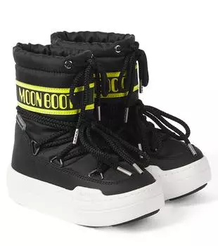 Зимние ботинки с логотипом Junior Park Moon Boot Kids, черный