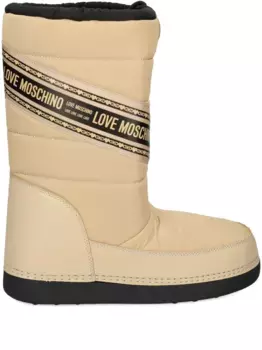 Зимние ботинки с логотипом Love Moschino, нейтральный