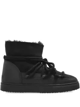 Зимние ботинки с веревочными шнурками Inuikii, черный