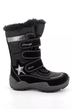 Зимние ботинки с замшей Primigi, черный