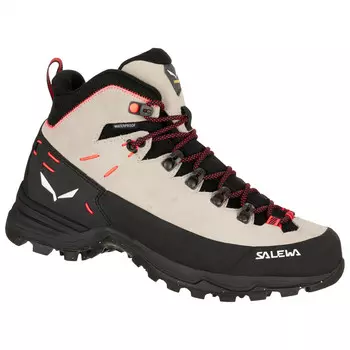 Зимние ботинки Salewa Women's Alp Mate Winter Mid Waterproof, цвет Oatmeal/Black