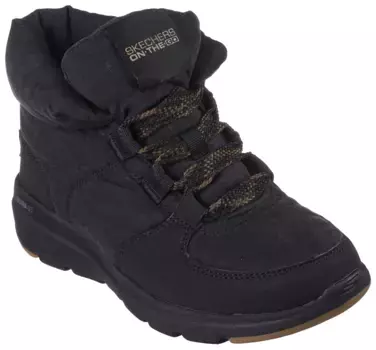 Зимние ботинки Skechers "GLACIAL ULTRA-TREND UP" с эффектной набивкой голенища, черный