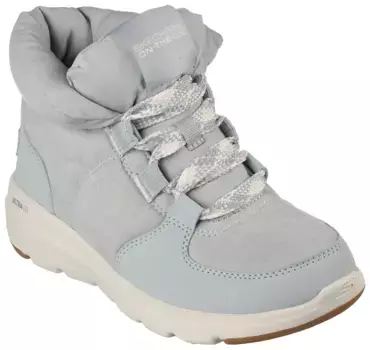 Зимние ботинки Skechers "GLACIAL ULTRA-TREND UP" с эффектной набивкой голенища, голубой
