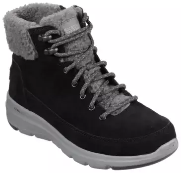Зимние ботинки Skechers "GLACIAL ULTRA", зимняя обувь, зимние ботинки, ботинки на шнуровке с пропиткой 3M Scotchgard, серый