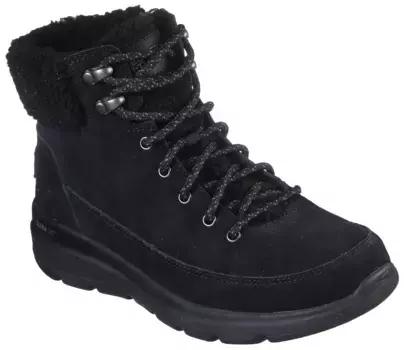 Зимние ботинки Skechers "GLACIAL ULTRA", зимняя обувь, зимние ботинки, ботинки на шнуровке с пропиткой 3M Scotchgard, черный