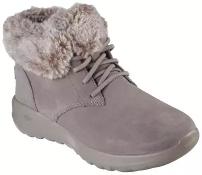 Зимние ботинки Skechers "ON-THE-GO JOY - PLUSH DREAMS", удобной формы, коричневый
