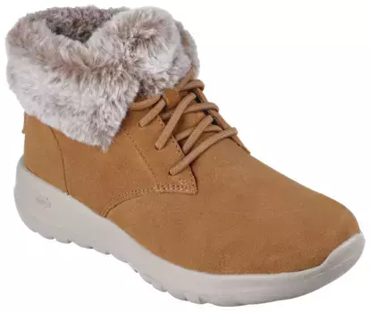Зимние ботинки Skechers "ON-THE-GO JOY - PLUSH DREAMS", удобной формы, коричневый