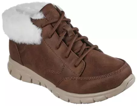 Зимние ботинки Skechers "SYNERGY - WARM SEEKER", с мягкой стелькой, цвет Braun-Kombiniert