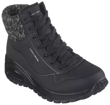 Зимние ботинки Skechers "UNO RUGGED" с подошвой Skech Air с воздушной камерой, черный
