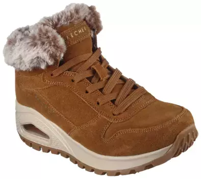 Зимние ботинки Skechers "UNO RUGGED-WINTRINESS" с водоотталкивающими свойствами, коричневый