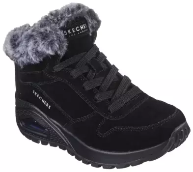 Зимние ботинки Skechers "UNO RUGGED-WINTRINESS" с водоотталкивающими свойствами, черный