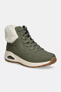 Зимние ботинки Skechers, зеленый