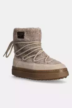 Зимние ботинки Snowhill из замши Gant, бежевый