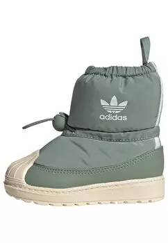Зимние ботинки SUPERSTAR 360 KIDS adidas Originals, зеленый