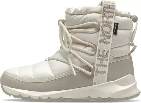 Зимние ботинки ThermoBall Lace-Up Waterproof The North Face, цвет Gardenia White/Silver Grey