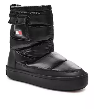 Зимние ботинки Tommy Jeans, черный