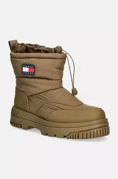 Зимние ботинки Tommy Jeans TJM SNOW BOOT, зеленый