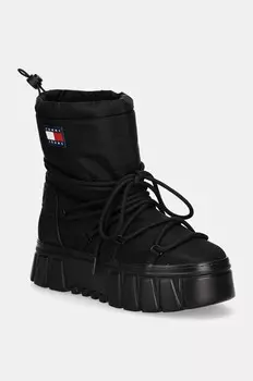 Зимние ботинки Tommy Jeans TJW HYBRID BOOT, черный