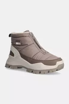 Зимние ботинки Tommy Jeans TJW HYBRID BOOT ZIP UP WL, бежевый
