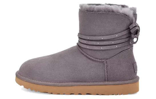 Угги UGG Mini Bailey Bling Bow 'Grey' Women's