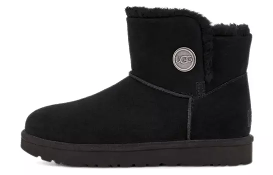 Угги UGG Mini Bailey Snaps 'Black' Women's