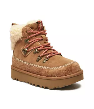 Зимние ботинки UGG CLASSIC ALPINE, коричневый