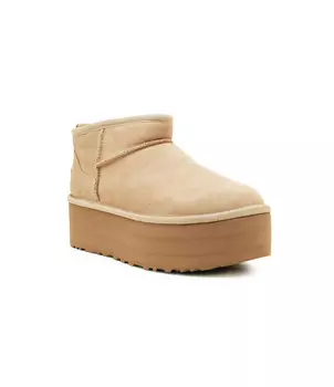 Зимние ботинки UGG W CLASSIC ULTRA MINI, бежевый
