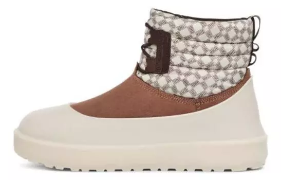 Зимние ботинки Ugg для мужчин, белый/коричневый