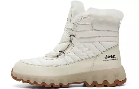 Зимние ботинки унисекс белые Jeep