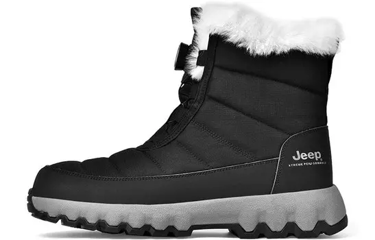 Зимние ботинки унисекс черные Jeep