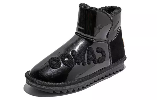 Зимние ботинки унисекс черный Huanqiu