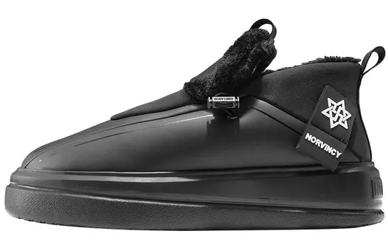 Зимние ботинки унисекс черный Norvincy