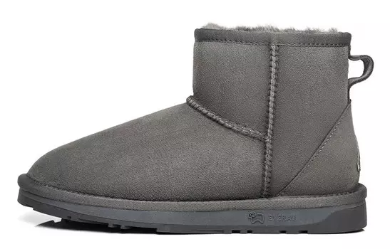 Зимние ботинки унисекс серые Everau