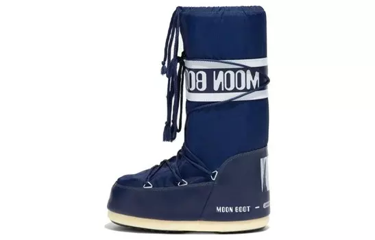 Зимние ботинки унисекс синие Moon Boot