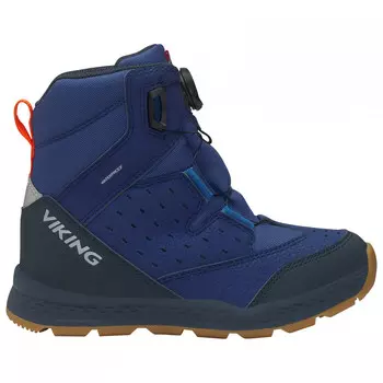Зимние ботинки Viking Kid's Espo High 2 WP BOA Warm, цвет Cobolt/Red