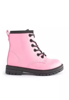 Зимние ботинки Warm Lined Lace-Up Bootsfit (F) Next, розовый