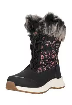 Зимние ботинки Wesend с удобной отделкой из искусственного меха и всепогодным профилем Zigzag, цвет 1016 phantom