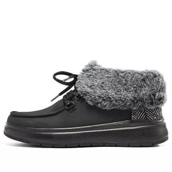 Зимние ботинки (WMNS) Skechers BOBS Skipper Wave 'Black', черный