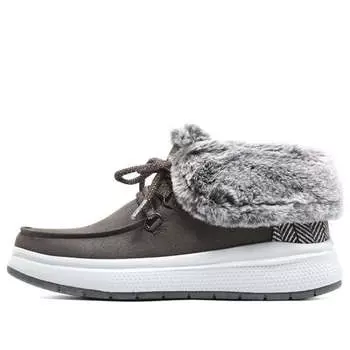 Зимние ботинки (WMNS) Skechers BOBS Skipper Wave 'Charcoal', серый