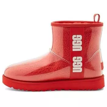 Зимние ботинки (WMNS) UGG Classic Clear Mini Large LOGO Fleece Lined